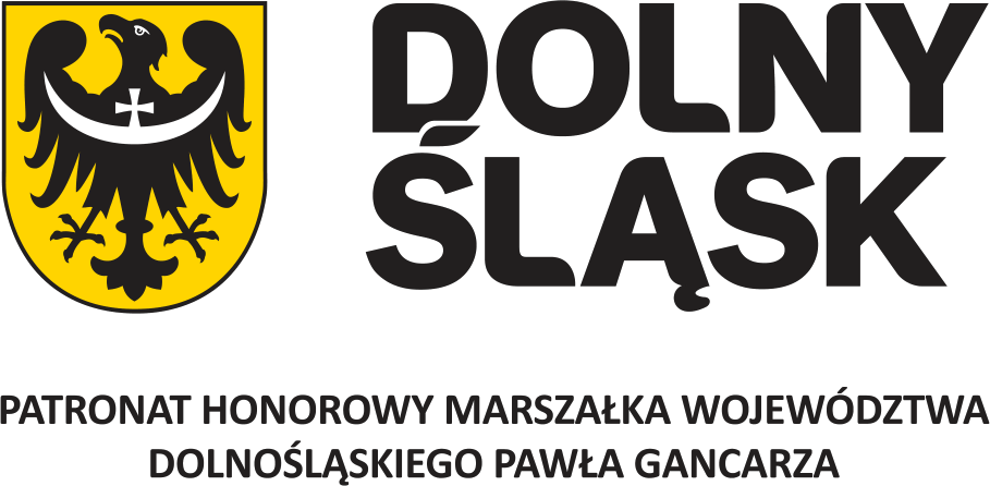 Logotyp patronatu honorowego Marszałka Województwa Dolnośląskiego Pawła Gancarza
