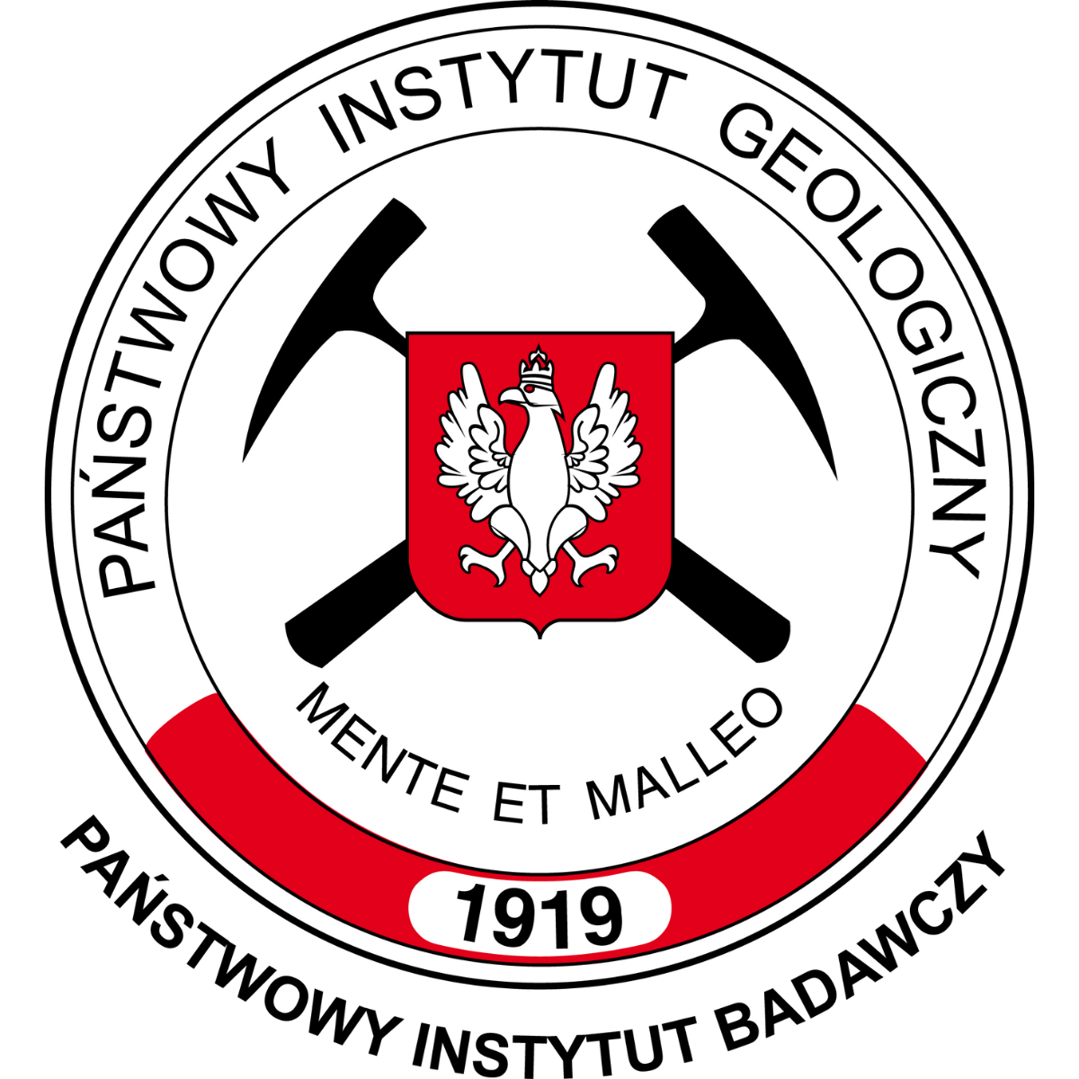 Logotyp Państwowego Instytutu Geologicznego
