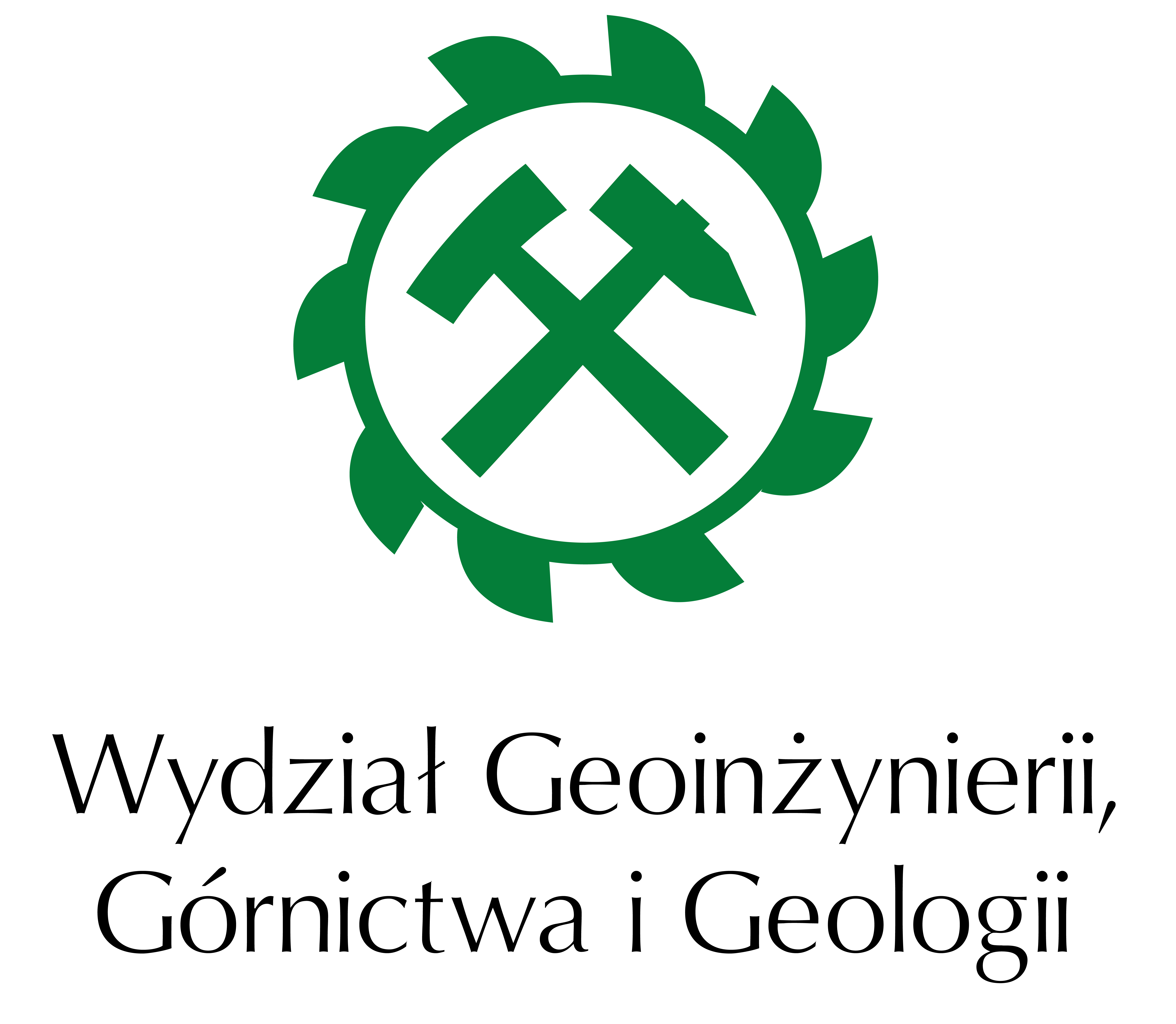 Logotyp Wydziału Geoinżynierii, Górnictwa i Geologii PWr